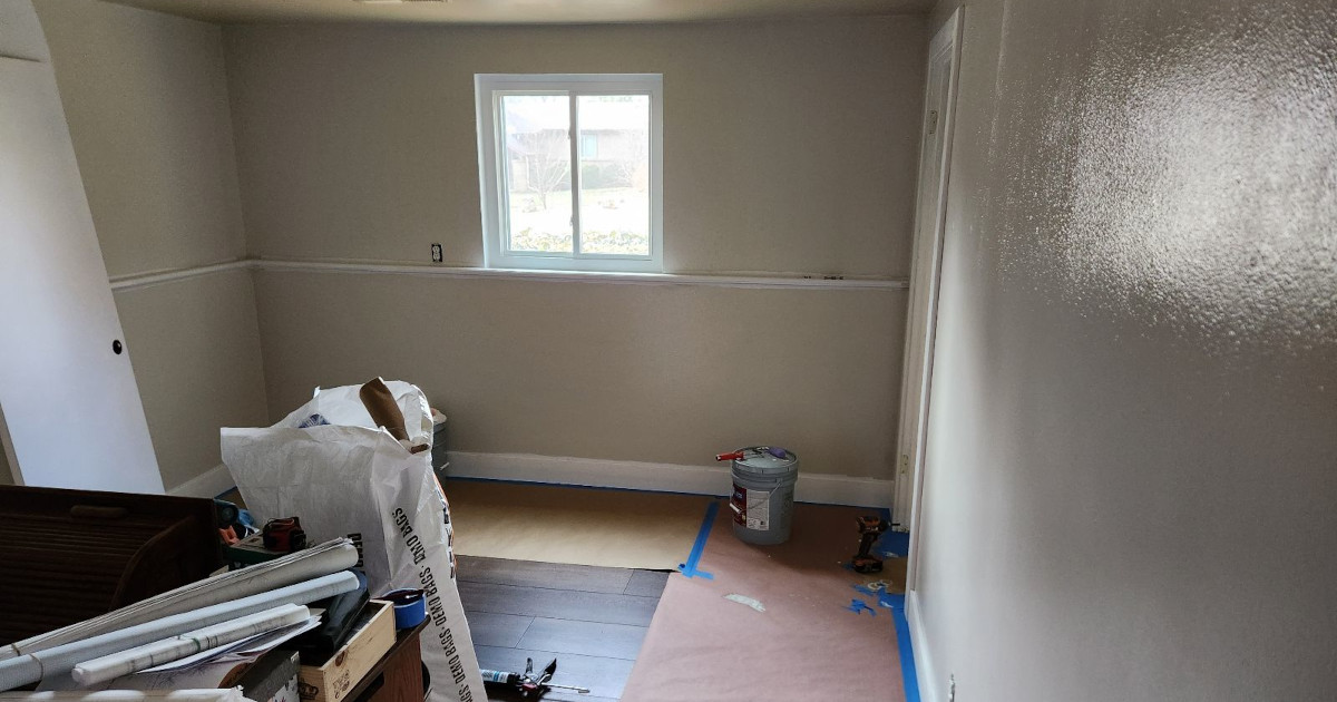 Prep and paint a room